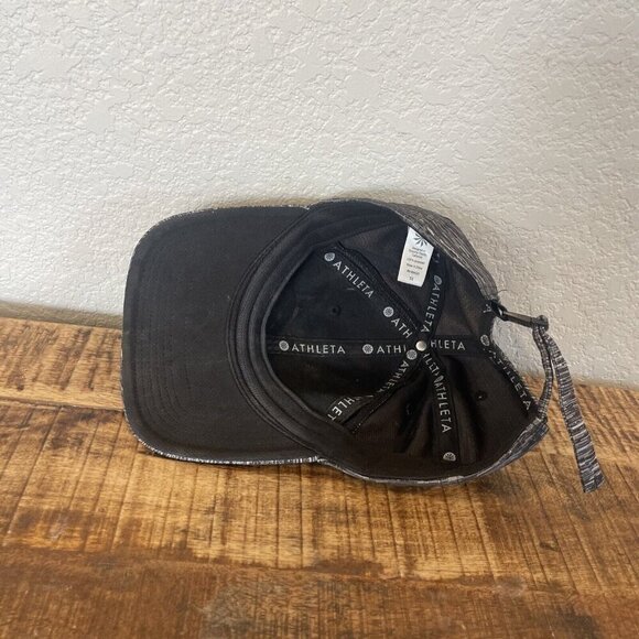 Athleta Women's Gray Baseball Cap Hat Adjustable One Size Athletic Space Dye - Picture 4 of 6